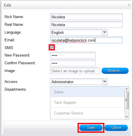 Chat Support via SMS