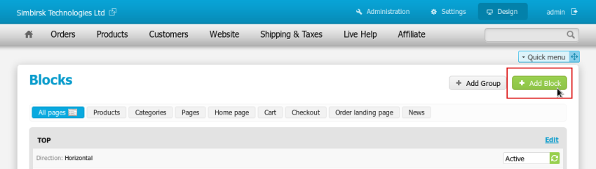 CS Cart Online Store